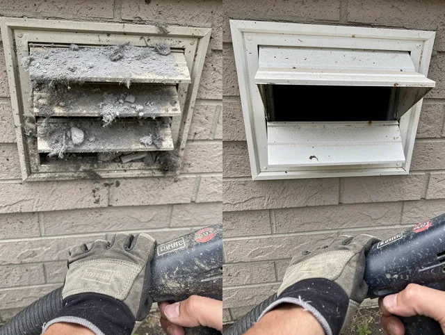 Professional dryer exhaust vent cleaning by Fairfield Dryer Vent Cleaning in Fairfield