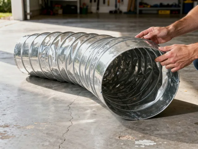 Fairfield Dryer Vent Cleaning specialist using advanced equipment for thorough duct cleaning in Fairfield