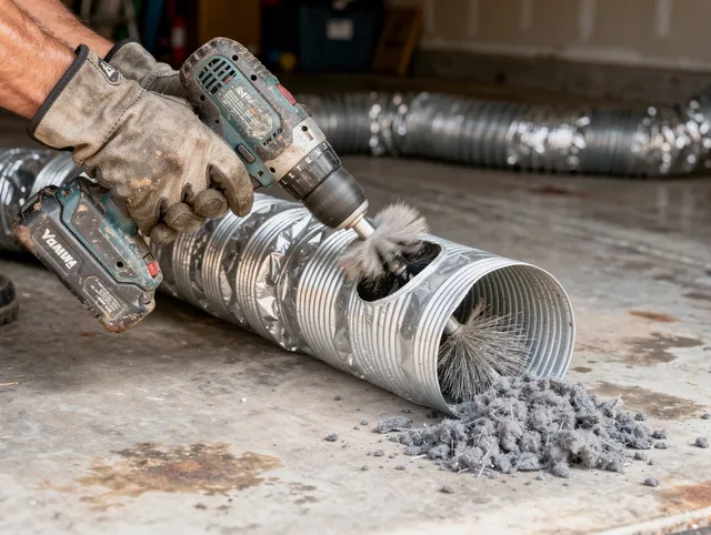Professional duct cleaning by Fairfield Dryer Vent Cleaning in Fairfield